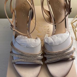 Badgley Mischa Jewel Wedding Heels, size 9
